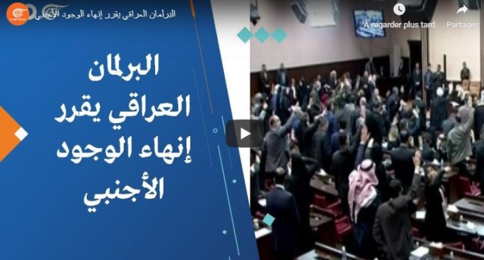 Vidéo : Le parlement irakien décide de mettre fin à la présence de forces étrangères en Irak