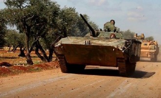 L&rsquo;armée syrienne détruit de nombreux véhicules militaires turcs se dirigeant vers Al-Nairab dans la campagne d&rsquo;Idlib