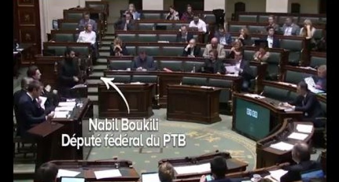 Vidéo :  Un député belge dénonce le plan de colonisation de la Palestine