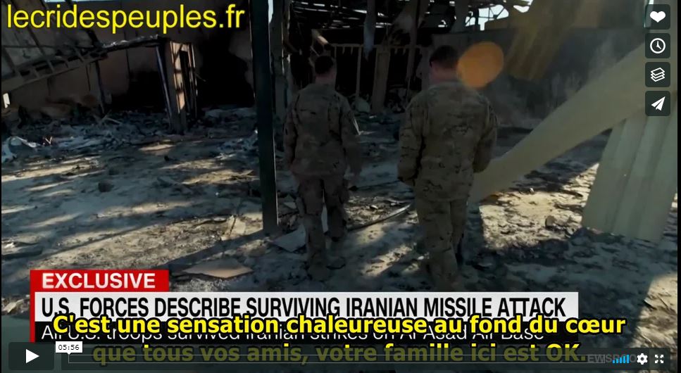 Un reportage exclusif de CNN révèle la terreur des soldats américains durant les frappes iraniennes