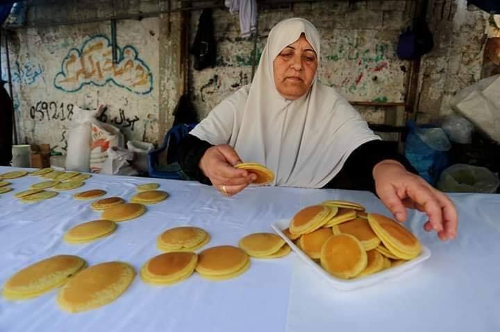 Voici Oum Eyad Salha, une palestinienne de 55 ans, de Deir El Balah dans la bande de Gaza