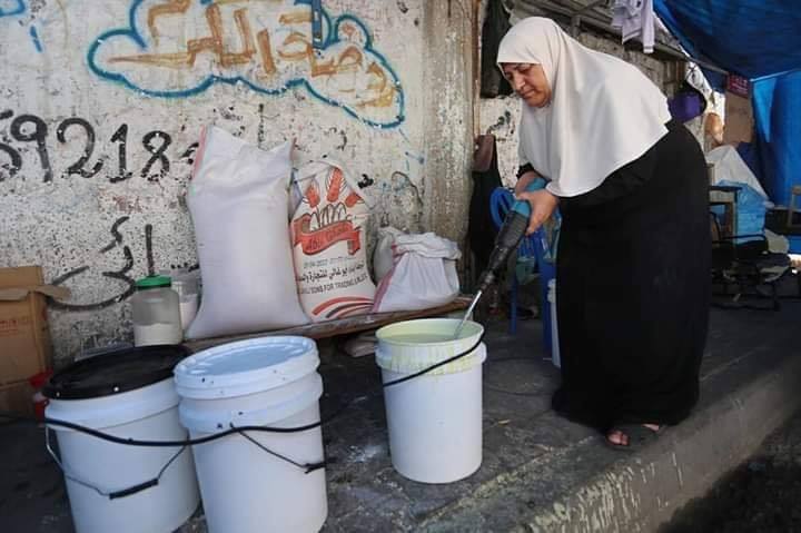 Voici Oum Eyad Salha, une palestinienne de 55 ans, de Deir El Balah dans la bande de Gaza5