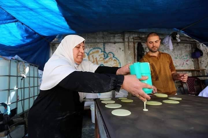 Voici Oum Eyad Salha, une palestinienne de 55 ans, de Deir El Balah dans la bande de Gaza6