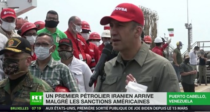 Vidéo : L’Iran au secours du Venezuela – des pétroliers iraniens arrivent à bon port, au grand dam des Etats-Unis