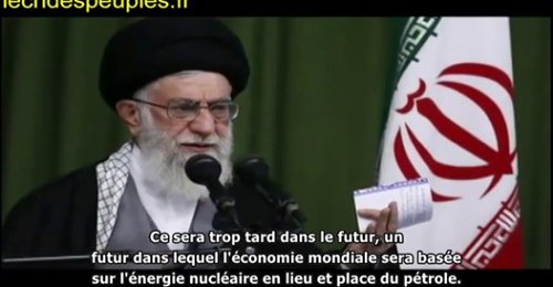 l'arme nucléaire est illicite en Islam, l'Occident craint un Iran développé et souverain