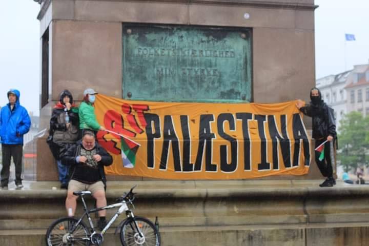 Les manifestants ont manifesté leur solidarité envers le peuple palestinien en chantant des slogans solidaires4