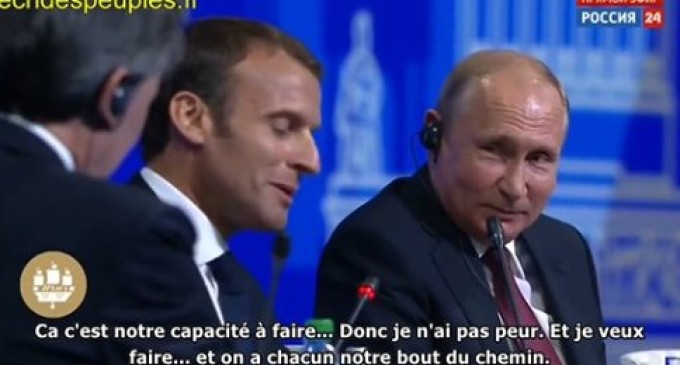 Poutine ridiculise Macron : « Face à Trump, vous vous écrasez comme des petits garçons »