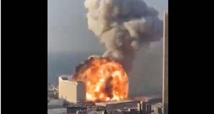 Vidéo de l’horrible explosion à Beyrouth, au Liban