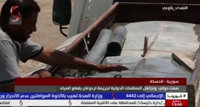 Silence international et ignorance des organisations internationales du crime commis par Erdogan consistant à couper l’eau à la population…