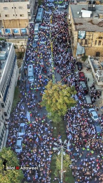 Des milliers de Palestiniens participent à un rassemblement à Al Khali(P)