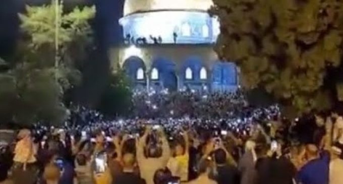 Al-Aqsa : les Palestiniens fêtent la victoire contre l’ennemi israélien