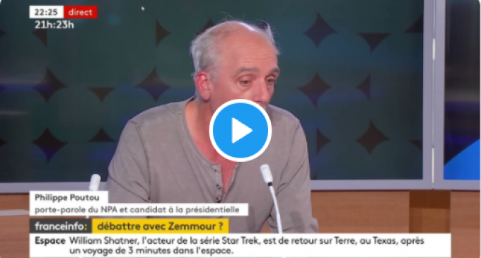 Philippe Poutou : « Zemmour est plus qu’un adversaire, c’est un ennemi, qui défend des idées fascistes. »
