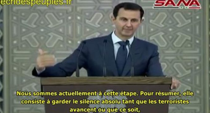 Bachar al-Assad : le terrorisme en Europe est la conséquence des politiques irresponsables de l’OTAN