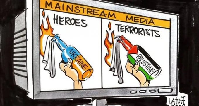 La différence entre un héros et un terroriste selon les médias dominants ?