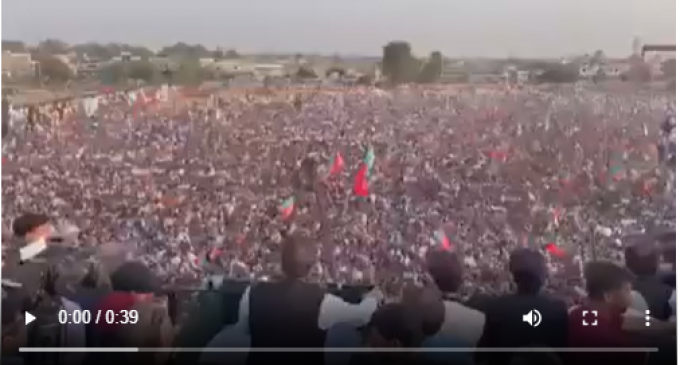 Pakistan: Rassemblement à Miawali, en soutien à l’ancien Premier ministre Imran Khan