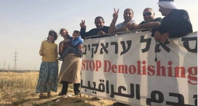 Rassemblement de solidarité suite à la 202e démolition du village d’Al-Araqib