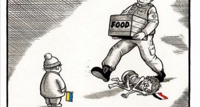 L’Occident ne se contente pas de laisser périr le Yémen : il aide activement les génocideurs saoudiens.