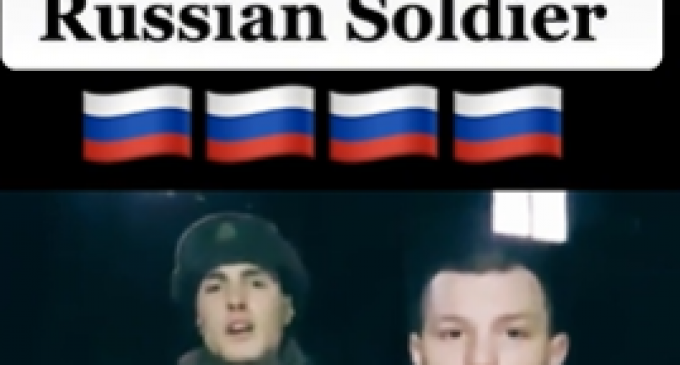 Soldat russe récitant le verset sur le  millenium