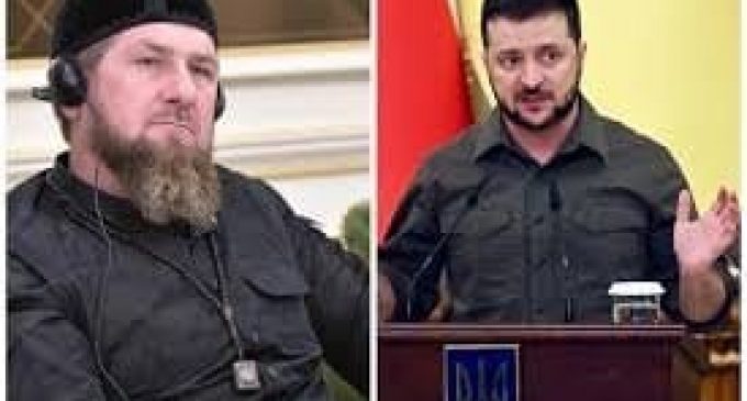 Kadyrov s’adressant à Zelensky