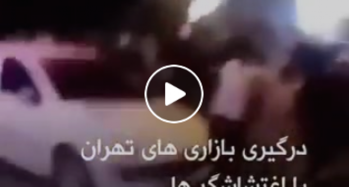 Les propriétaires de magasins et les commerçants du grand bazaar de Téhéran ont chassé les émeutiers à coups de bâton.