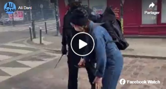 Ce pays veut enseigner aux autres pays les « droits des femmes ».Le régime de Macron brutalise les femmes à Paris.