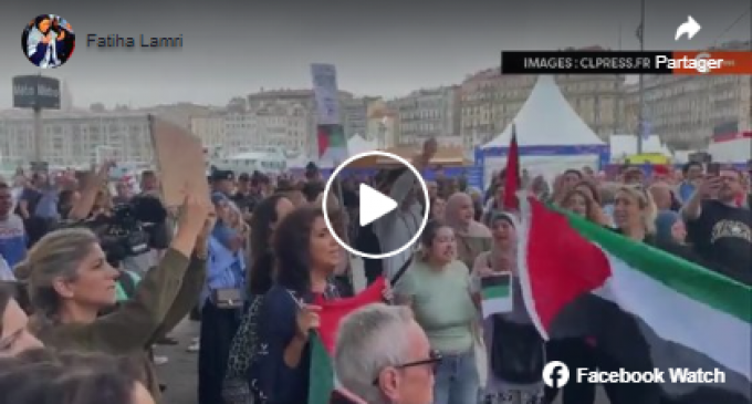 « Israël assassin, Macron complice » : plusieurs centaines de personnes se sont rassemblées en soutien aux Palestiniens à Marseille